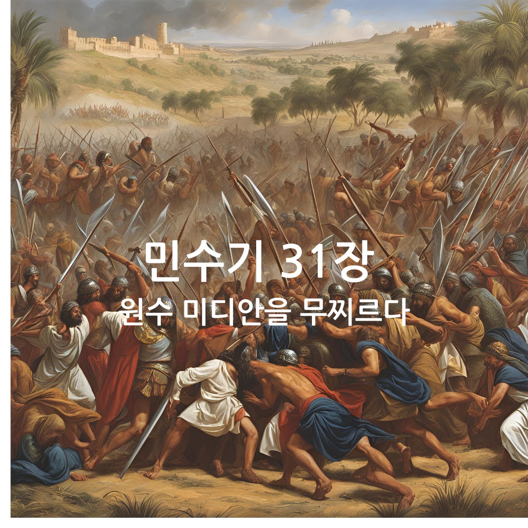 민수기 31장 원수 미디안을 무찌르다